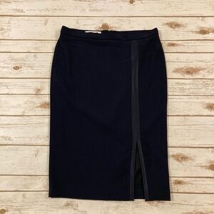 VIA MASINI 80 FIRENZE Navy Blue Pencil Skirt Size 48/14